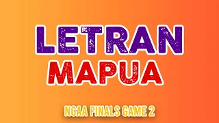 NCAA Final Game 2 Letran vs Mapua BATTLE OF INTRAMUROS