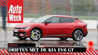 Driften met de Kia EV6 GT - AutoWeek Special