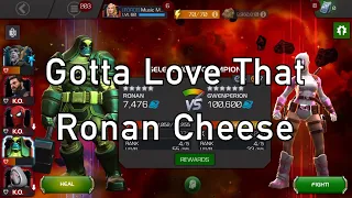 How I Easily Took Out The Act 7.1.6 Gwenperion Boss In Marvel Contest Of Champions [EASY PEASY]