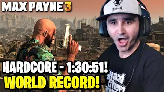 Summit1g Gets NEW Max Payne 3 Speedrun World Record! - Hardcore (1:30:51) FULL RUN