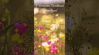 С Успением Пресвятой Богородицы!🕊28 августа🌾