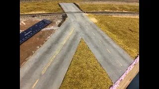 Model Roads Using Foam Sheets