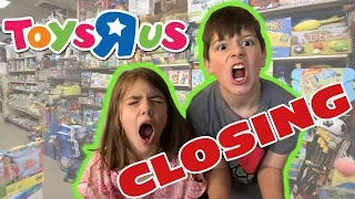 Father Takes Kids To Toys R Us For The Last Time - Kids React To Toys R Us Closing Forever