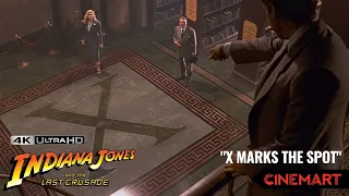 INDIANA JONES AND THE LAST CRUSADE (1989) | "X Marks the Spot" | Venice Library Scene 4K UHD