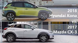 2018 Hyundai Kona vs 2017 Mazda CX-3 (technical comparison)