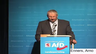 8. Platz Landesliste LTW 2018 AfD Hessen - Enners, Arno