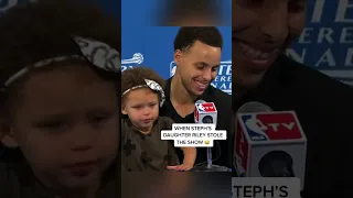 Never forget when Riley Curry stole the show during the 2015 playoffs 😭 | #shorts