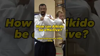 How can Aikido be effective?  #shorts #celebrities #stevenseagal #aikidotechniques #martialarts