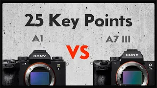 Sony a1 vs a7iii camera comparison | Updated specifications 2021