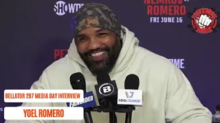 Bellator 297 Media Day Interview With Yoel Romero | FightbookMMA