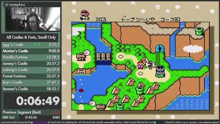 SMW - All Castles & Forts, Small Only - 58:41 [WR]