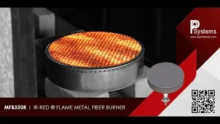 IR-RED ® FLAME l Infrared Metal Fiber Burner MFB350R l PP Systems