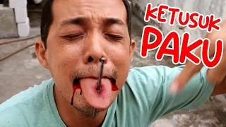 LIDAH TERTUSUK PAKU !! SAKIT & TAKUT BUKAN MAIN ! Drama Parodi Lucu | CnX Adventurers