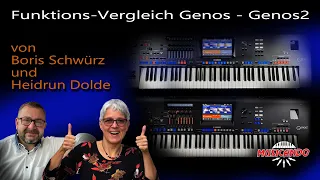 Funktions-Vergleich von Genos und Genos2 mit Boris und Heidrun