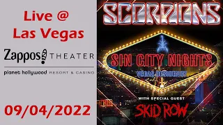 SCORPIONS - Live @ Las Vegas, 09/04/2022 FULL SHOW