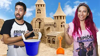 QUEM FEZ A MELHOR CASA DE AREIA | Gabriel e Shirley 2.0