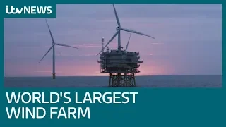 World's largest offshore wind farm generates electricity for the first time | ITV News