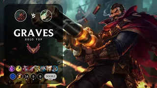 Graves Top vs Riven - EUW Grandmaster Patch 13.8