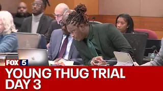 Young Thug, YSL RICO Trial Day 3 | FOX 5 News