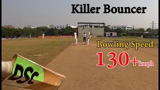 Bouncer Hit on Helmet ! Dangerous Pace Attack ! GoPro Cricket