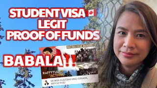 🇨🇦STUDENT VISA LEGIT PROOF OF FUNDS | SCAMMER ALERT‼️ Vlog 11 | Pinoy in Canada | Buhay Canada