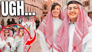 NOS VESTIMOS COMO ÁRABES EN QATAR Y ASÍ NOS VEÍAN