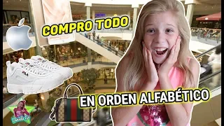 COMPRO TODO EN ORDEN ALFABETICO 😱 GASTO MUCHO DINERO DANIELA GO