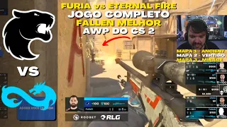 FURIA vs ETERNAL FIRE - JOGO COMPLETO (Todos os Mapas) Roobet Cup 2023 - CS 2