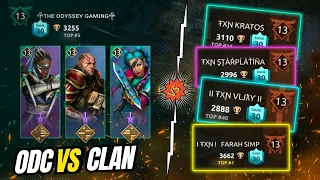 Odyssey Vs TXN Clan ⚔️ *Strongest Clan* Part -3 Top Class Battles 🔥|| Shadow Fight 4 Arena