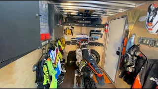 Garage: Enclosed Dirtbike Trailer Buildout (6x12) | Walkthrough