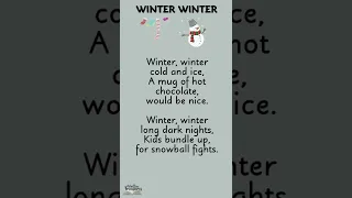 Winter Winter | English poem for kids | Poems in English | #writtentreasures #shorts