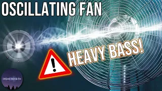 OSCILLATING FAN NOISE FOR SLEEPING | WHITE NOISE - SLEEP FAST | BLACK SCREEN