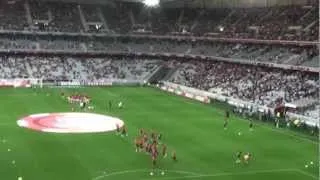 Entrée des joueurs du LOSC Grand Stade Lille-Nancy