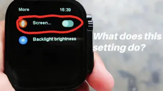 how to set Always on skin in smartwatch t800 ultra.