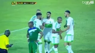 Algeria 6 - 0 Lesotho Match Goals