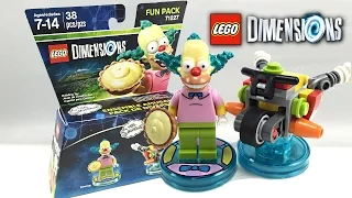 LEGO Dimensions The Simpsons Krusty Fun Pack set review! 71227