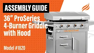 36" ProSeries 4-Burner Griddle Assembly Instructions | Model #1820 | Blackstone