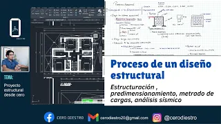 ¿SECUENCIA CORRECTA DE UN DISEÑO ESTRUCTURAL?