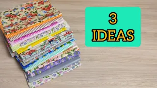 3 IDEAS of what to sew from leftover fabric and sell profitably / 3 Sewing projects