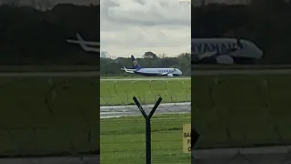 Ryanair 737 Takeoff Manchester #aviation #planespotting