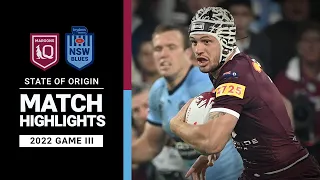 QLD Maroons v NSW Blues | Match Highlights | State of Origin III, 2022 | NRL