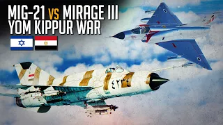 Israeli Mirage III Vs Egyptian Mig-21 Dogfight | Yom Kippur War | Digital Combat Simulator | DCS |