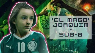 Você conhece o 'El Mago' Joaquim? Assista lances do atleta, que pertence ao sub-8 do Palmeiras! 🎩⚽️