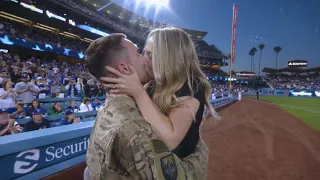 Captain Robert Wolfe surprises his wife after absence