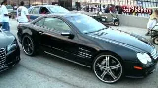 Mercedes Benz SL55 on 22" Staggered Asantis - 1080p HD