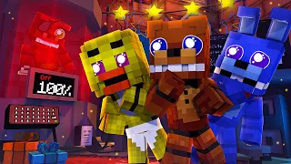 Minecraft FNAF KIDS - FOXY'S DEATH?! - Ep 3 (Minecraft Roleplay)