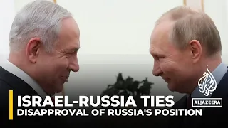 Israeli PM expresses ‘displeasure’ at Russia’s position against Israel