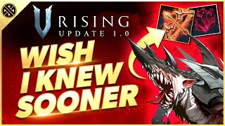 V Rising 1.0 - Wish I Knew Sooner | Tips, Tricks, & Game Knowledge for New Players