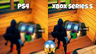 PS4 vs Xbox Series S - Fortnite Graphics Comparison - Old Gen vs Next Gen