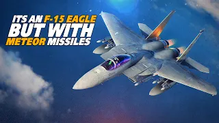 Meteor Missiles On An F-15 Eagle Vs Su-27 Flanker | Intercept | Digital Combat Simulator | DCS |